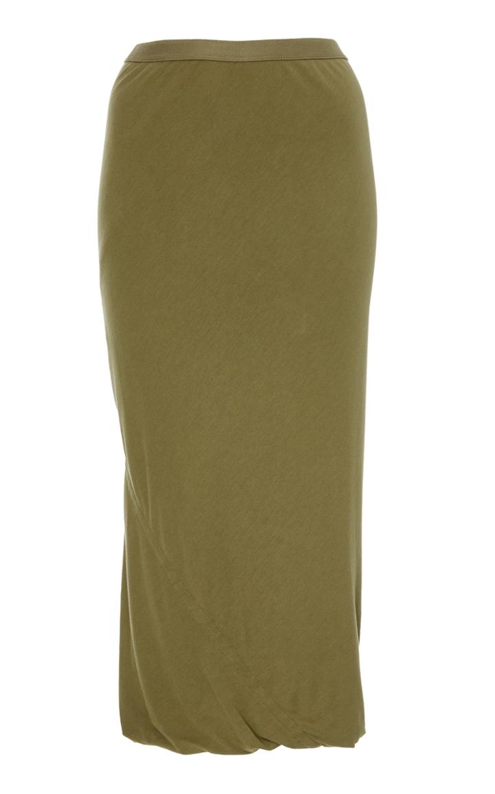 Rick Owens Lilies Bubble Hem Jersey Skirt