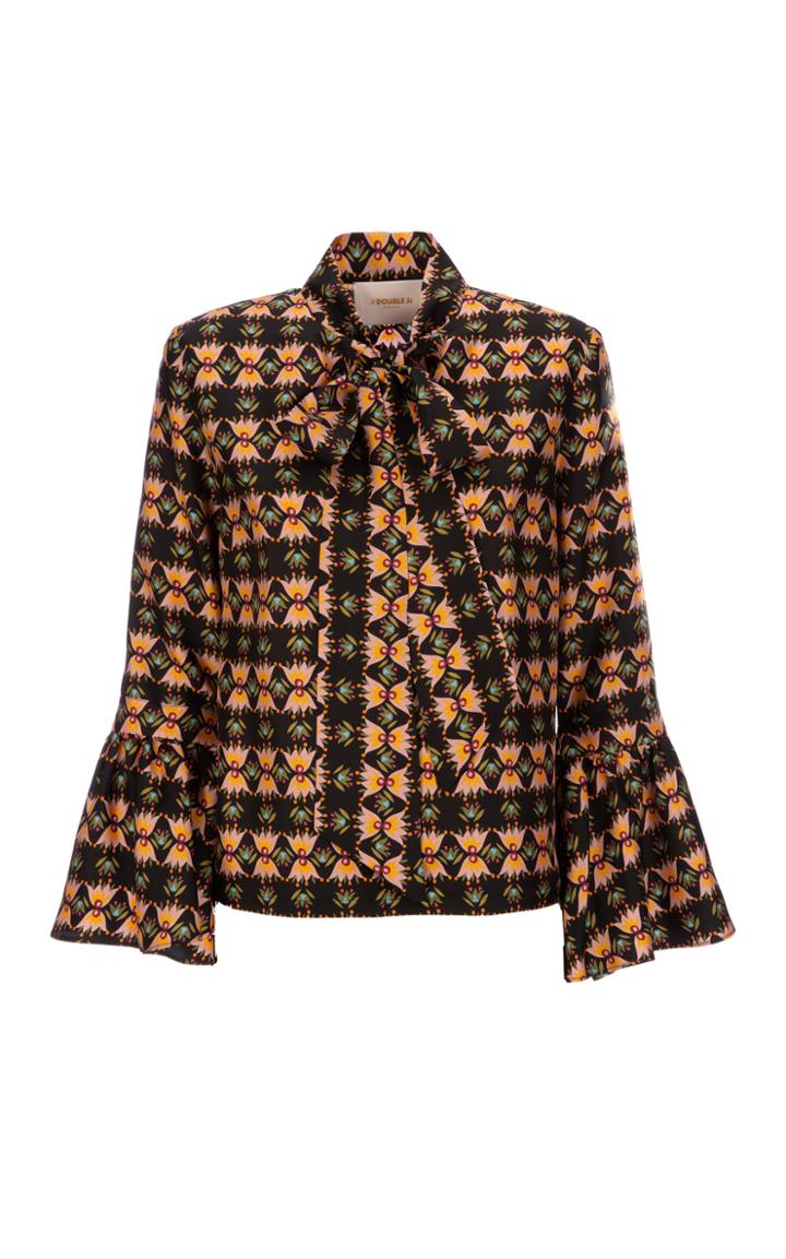 Moda Operandi La Doublej Happy Wrist Silk Top