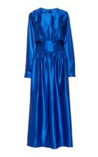 Deitas Hermine Cinched Waist Silk Dress