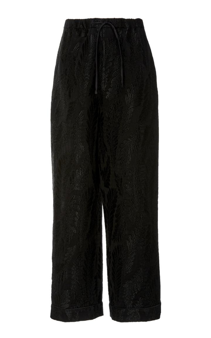 Oscar De La Renta Straight-leg Printed Pants