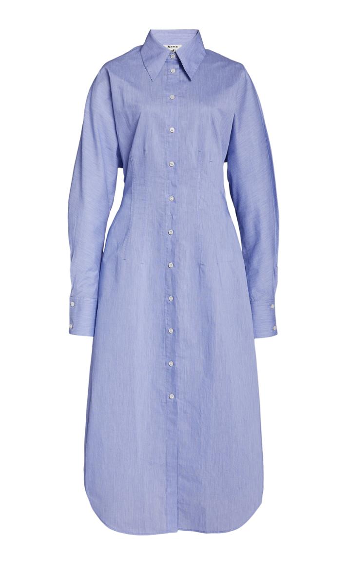 Acne Studios Danete Cotton-blend Shirt Dress