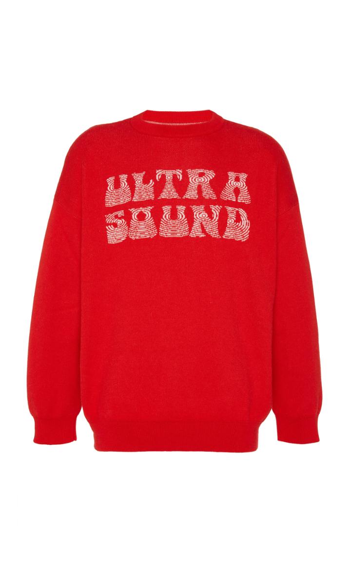 Just Don Ultra Sound Printed Cotton-jersey Sweatshirt