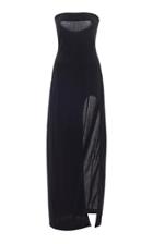 Moda Operandi Ann Demeulemeester Strapless Cutout Asymmetric Dress Size: 34