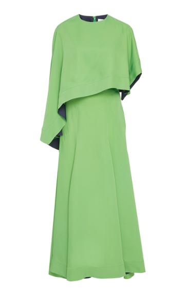 Cyclas Cape Midi Dress