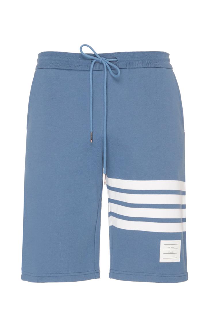 Thom Browne Classic Sweat Shorts With Engineered 4 Bar Stripes