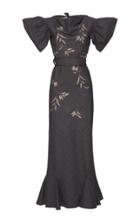 Attico Isabel Embroidered Dress