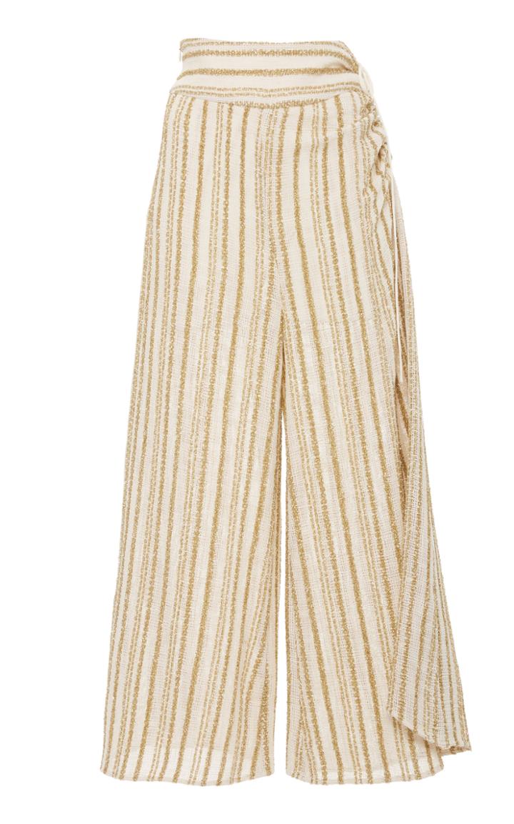 Rosie Assoulin Side Gathered Pant