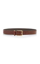 Anderson's Croc-effect Glazed Leather Belt Size: 65 Cm