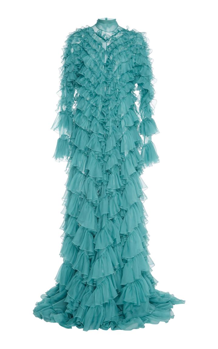 Giambattista Valli Dramatic Ruffled Gown