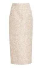 Moda Operandi Alessandra Rich Midi Skirt In Lurex Tweed