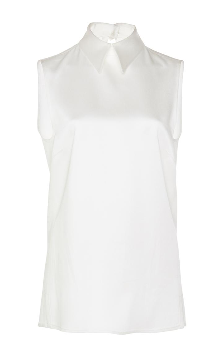 Pallas Banco Collared Sleeveless Blouse