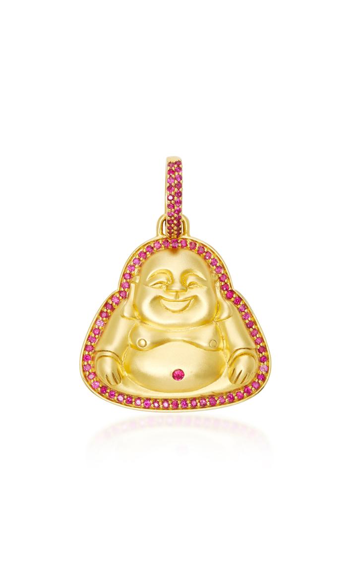 Buddha Mama Medium Buddha Mama Pendant With Gemfields Rubies