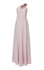 Andrew Gn Beaded One Shoulder Gown