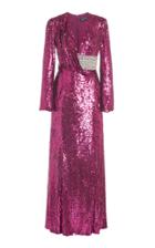 Moda Operandi Jenny Packham Franca Crystal-embellished Sequined Gown