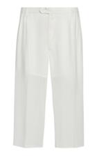 Maison Margiela Low-rise Wool-blend Cropped Pants