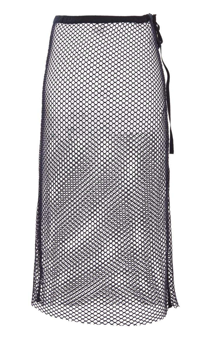 Moda Operandi Ann Demeulemeester Mesh Midi Skirt Size: 34