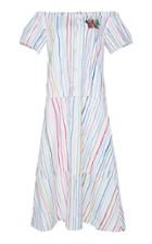 Mira Mikati Venice Beach Patched Crayon Stripe Dress