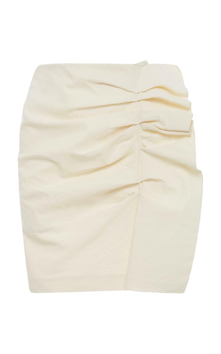 Isabel Marant Lefly Ruffled Cotton-blend Mini Skirt