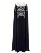 Oscar De La Renta Embellished Organza Caftan
