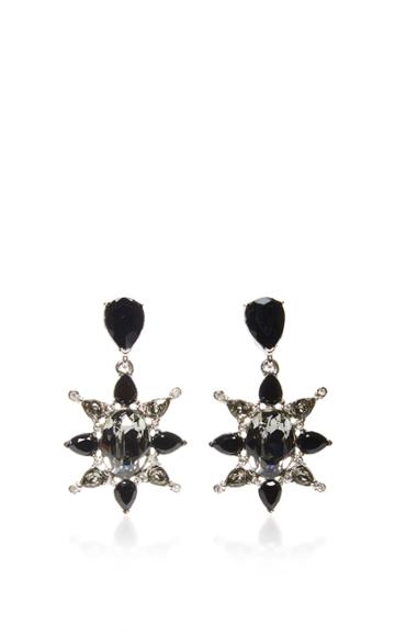 Oscar De La Renta Tropical Bloom Star C Earrings