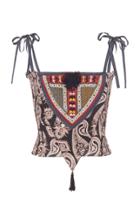 Moda Operandi Etro Paisley Cotton Top Size: 38