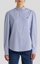 Moda Operandi Etro Striped Cotton Poplin Wingtip-collar Shirt