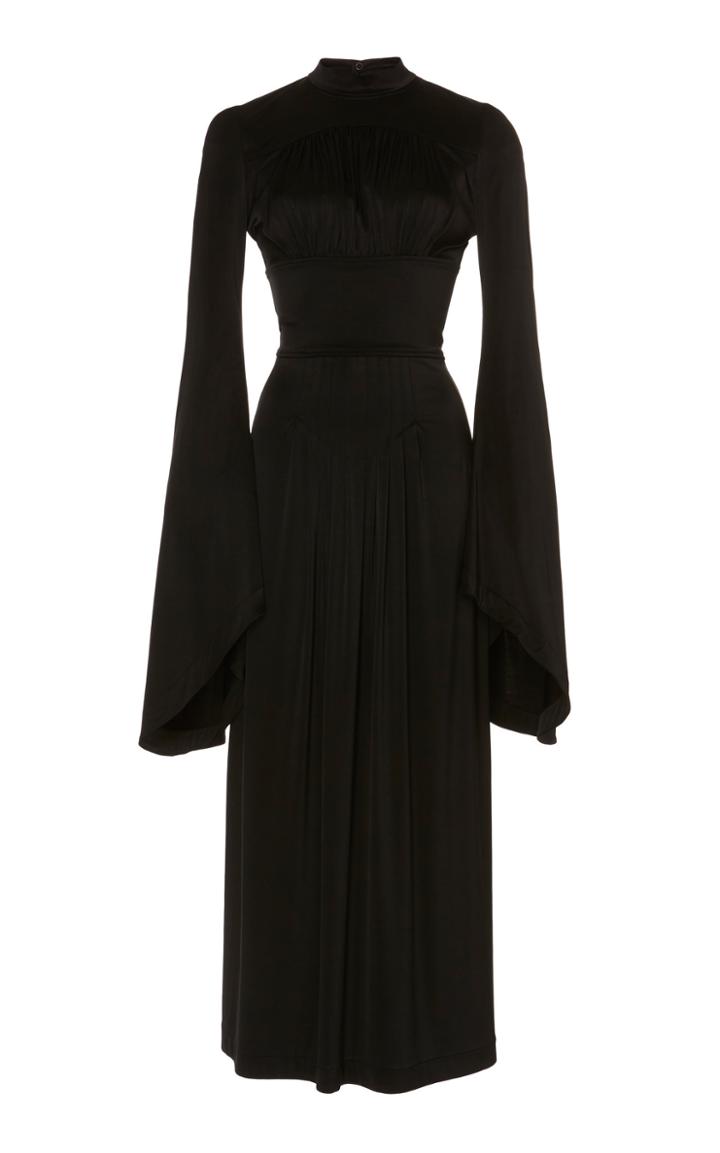 Paco Rabanne Satin Midi Dress