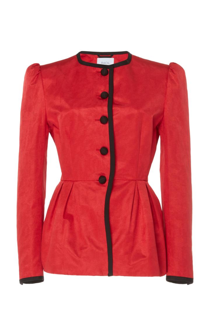 Racil Mum Single Breasted Fitted Bell Jacket