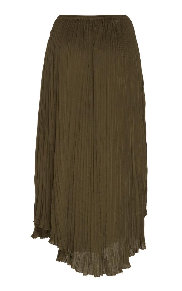 Vince Pliss Crepe Maxi Skirt
