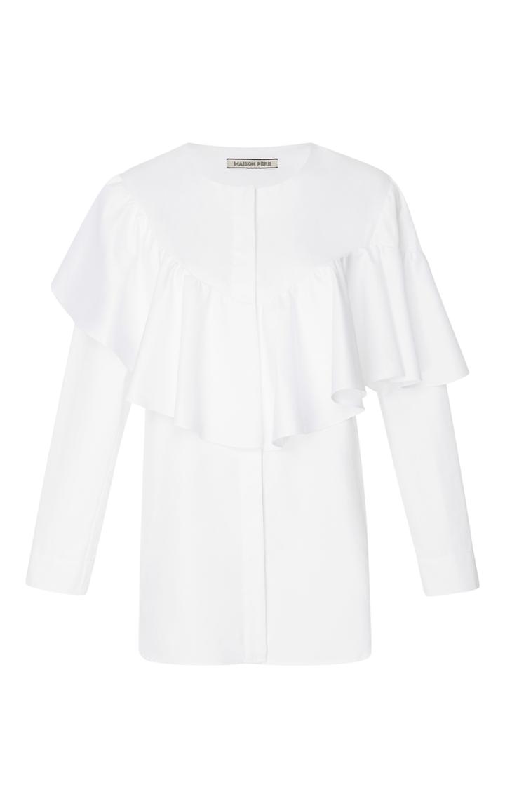 Maison Pre Ruffled Overlay Shirt