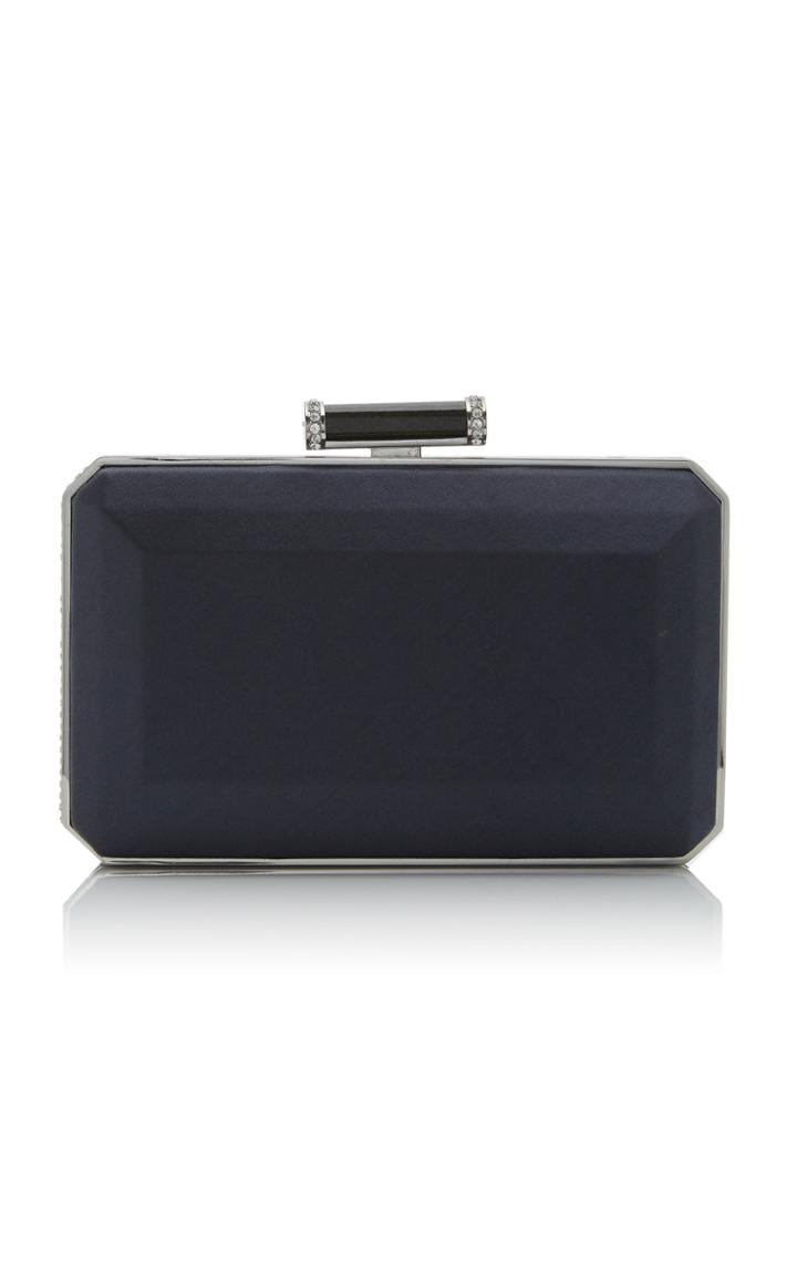 Judith Leiber Couture Satin Soho Clutch