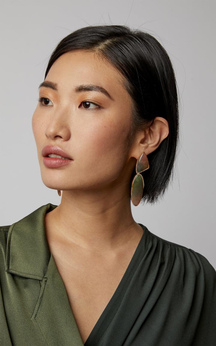 Guita M 18k Gold Tourmaline Earrings