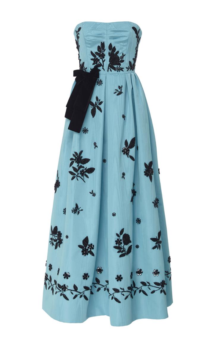 Erdem Kristianne Strapless Silk Dress