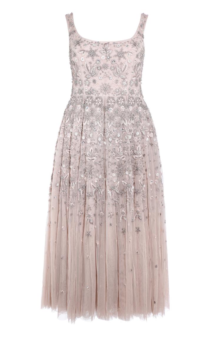 Needle & Thread Whitethorn Embroidered Mini Dress