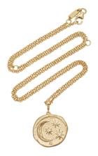 Azlee Cosmic 18k Yellow Gold Diamond Necklace