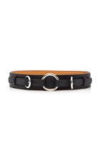 Maison Vaincourt M'o Exclusive Equestrian Ring Textured-leather Belt