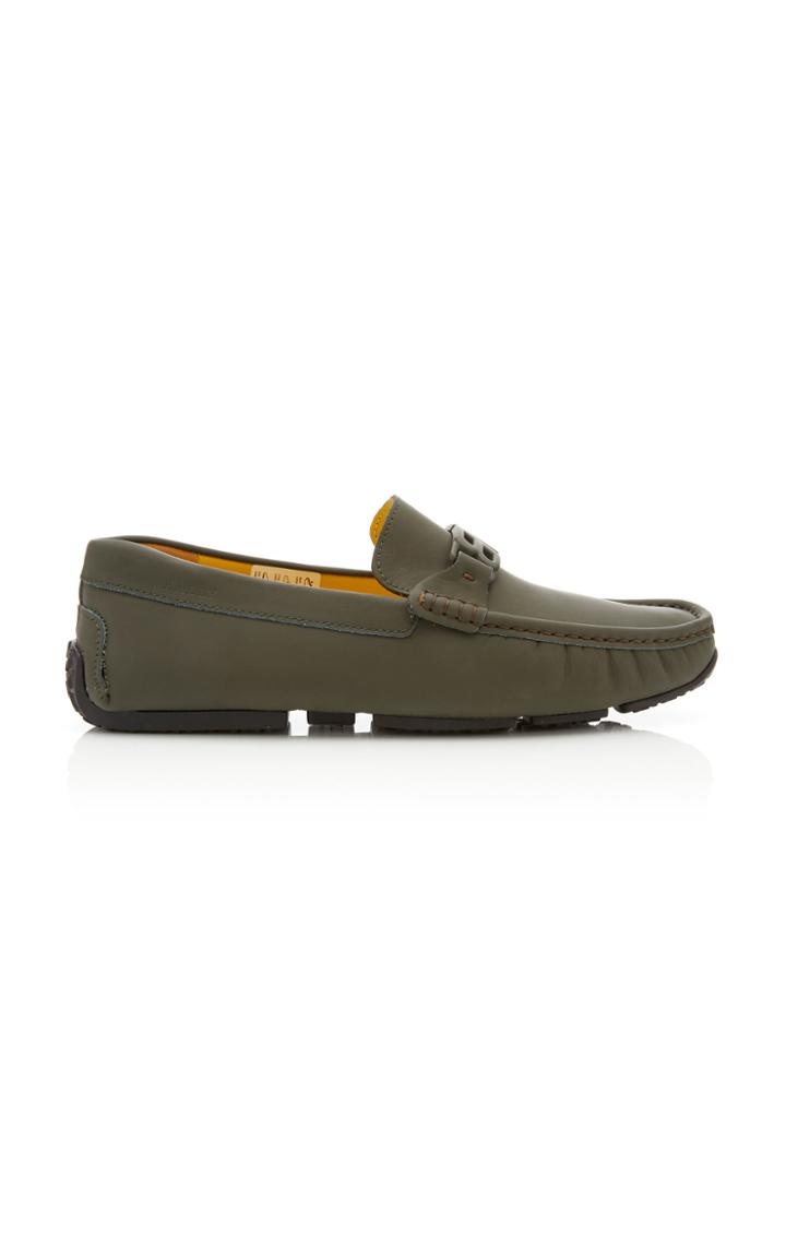 Bally Pericles Leather Driving Shoes