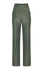 Situationist Mid-rise Leather Straight-leg Pants