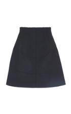 N 21 N&deg;21 Camille Stitch-detailed Wool-blend Mini Skirt
