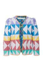 Alix Of Bohemia Printed Cotton Bolero Jacket