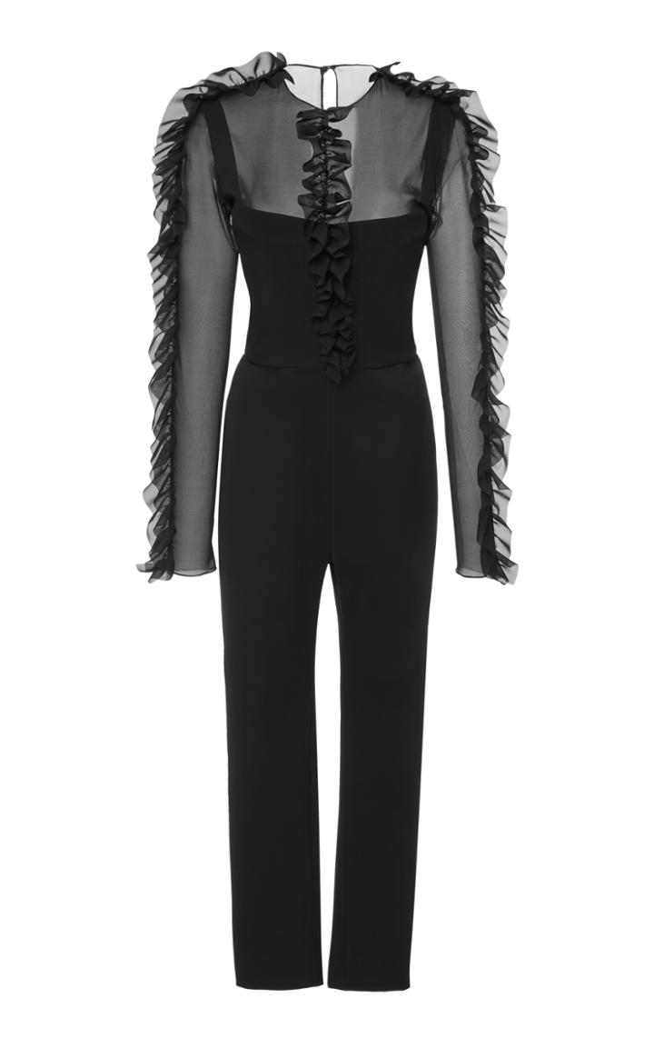 Cushnie Et Ochs Issa Ruffled Jumpsuit