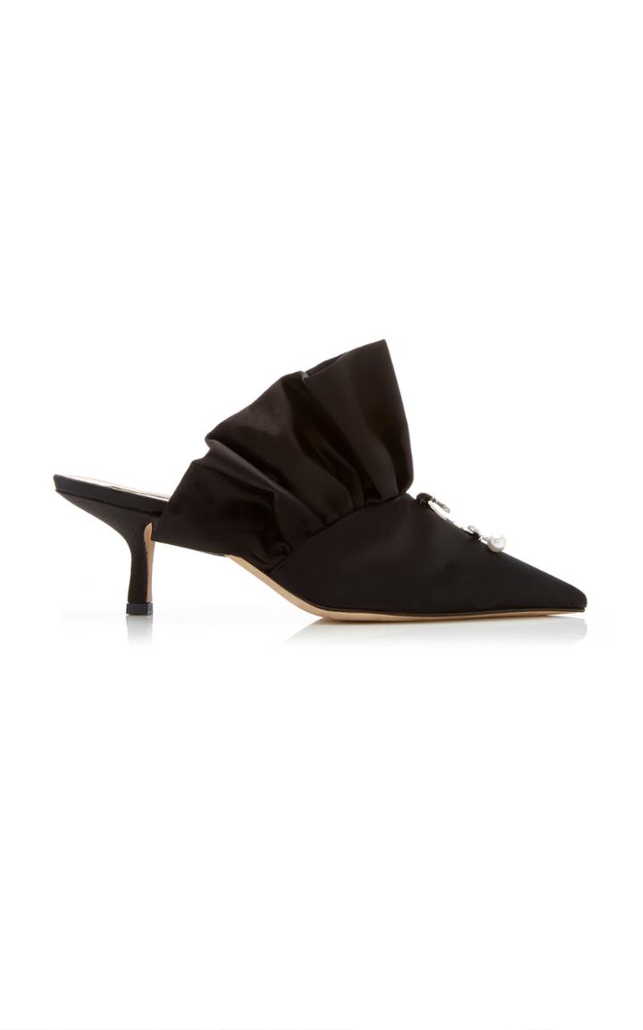 Moda Operandi Midnight 00 Antoinette Moon Mules Size: 36