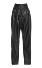 Alberta Ferretti Tapered Leather Pant