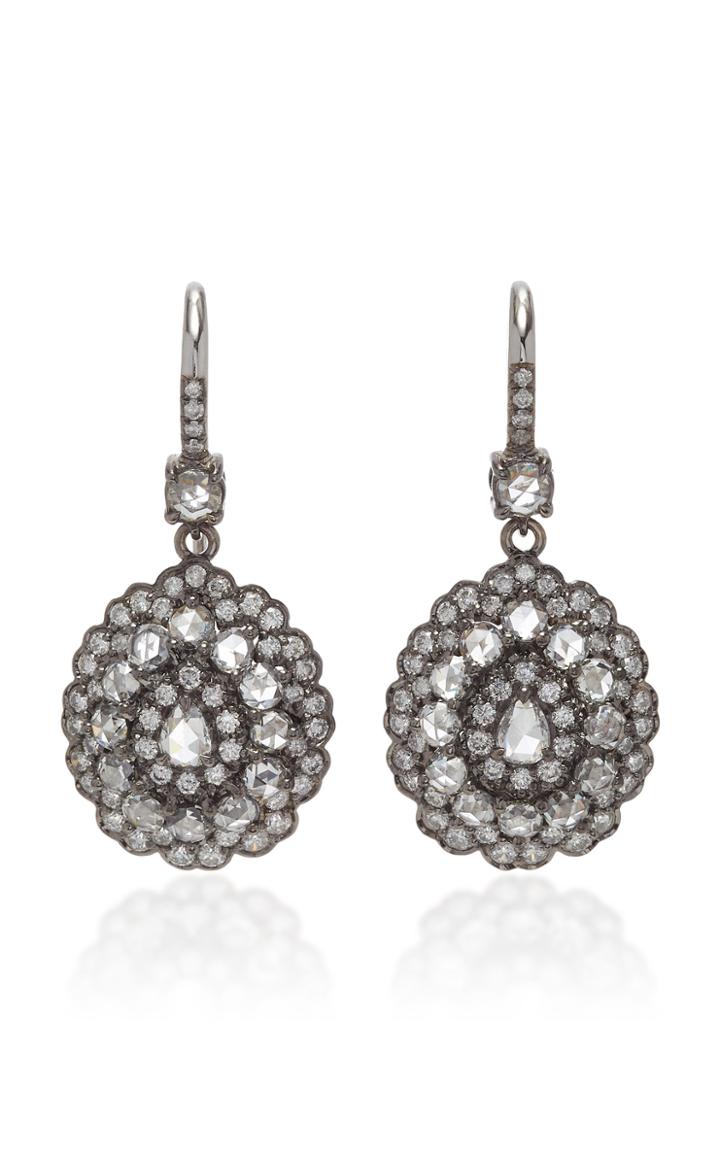 Nam Cho 18k Gold Diamond Earrings