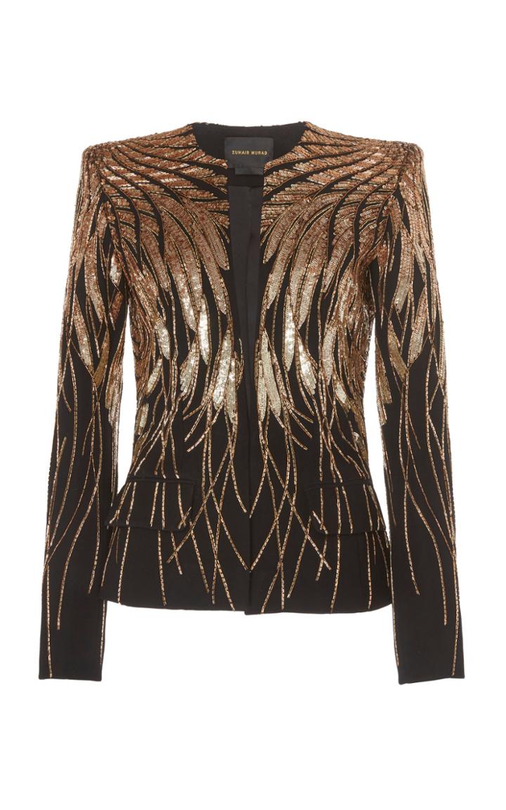 Zuhair Murad Salamanca Sequin-embellished Cady Blazer