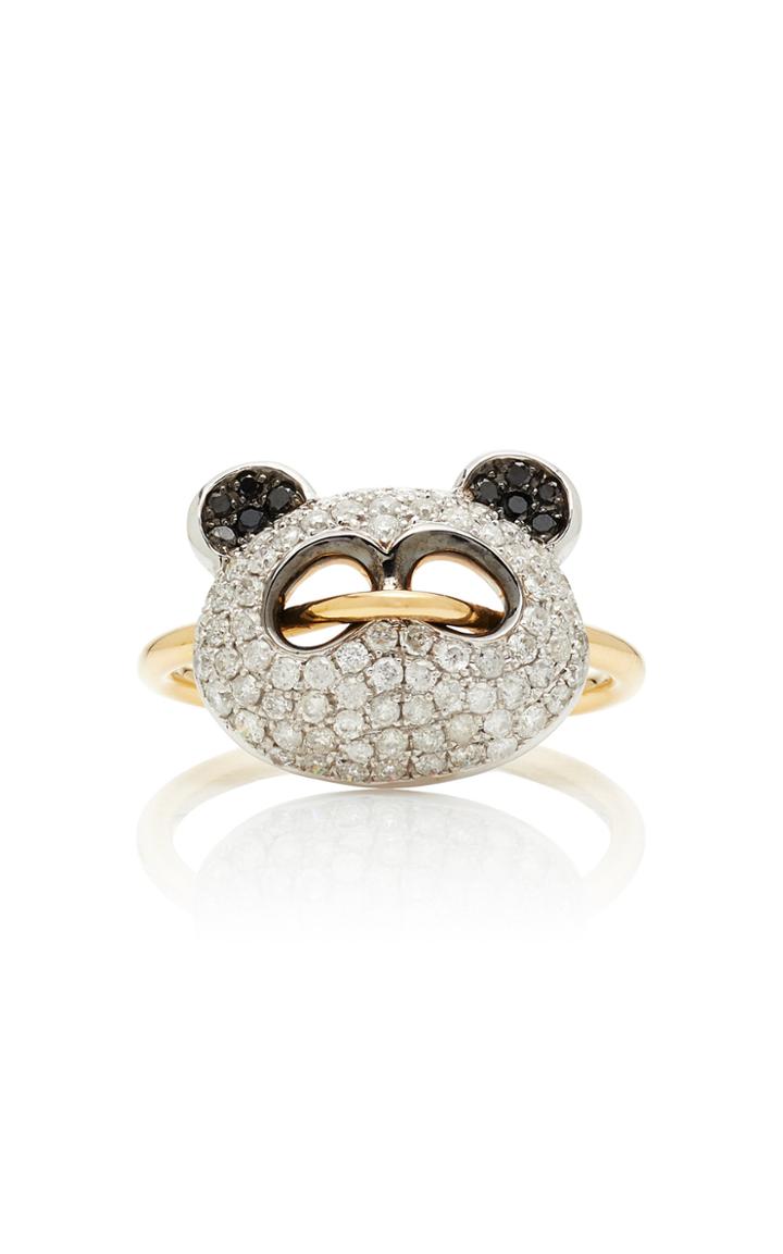 Yvonne Leon 18k Gold Diamond Ring Size: 53.0mm