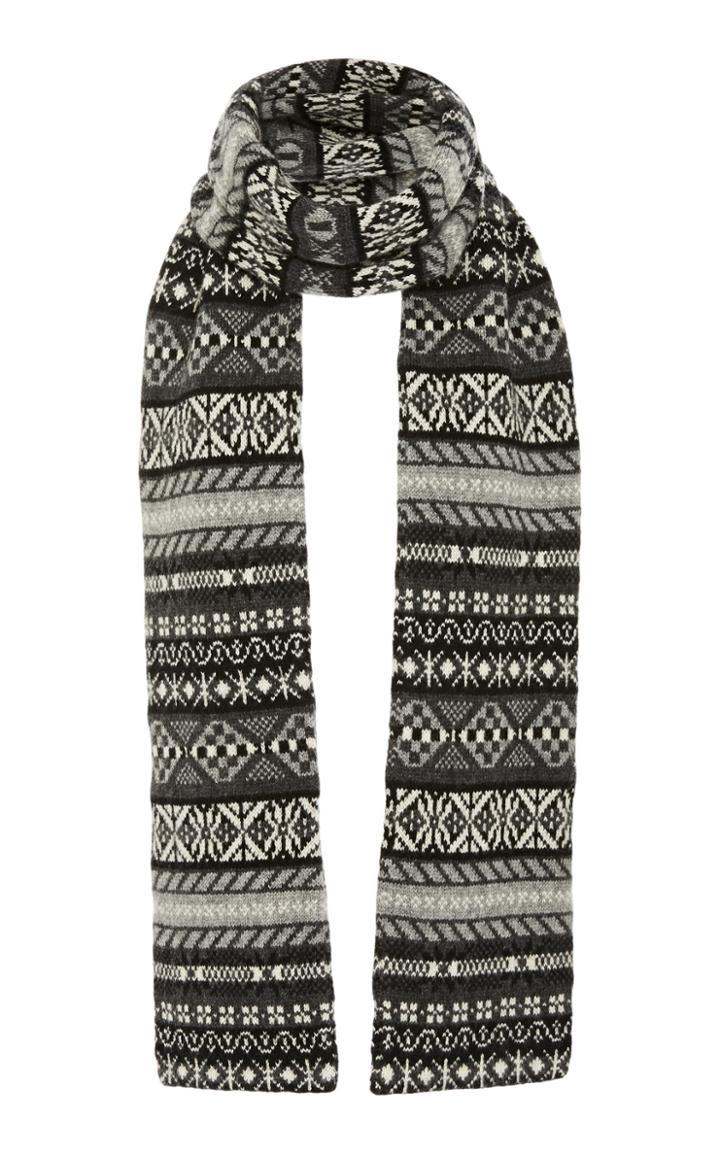 Michael Kors Collection Fairisle Muffler Scarf