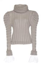 Johanna Ortiz Countess Of Greystoke Ribbed Cotton-blend Turtleneck