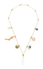 Grainne Morton Seashore Gold-tone Charm Necklace
