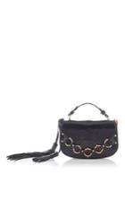 Roberto Cavalli Shiny Python Ring Shoulder Bag